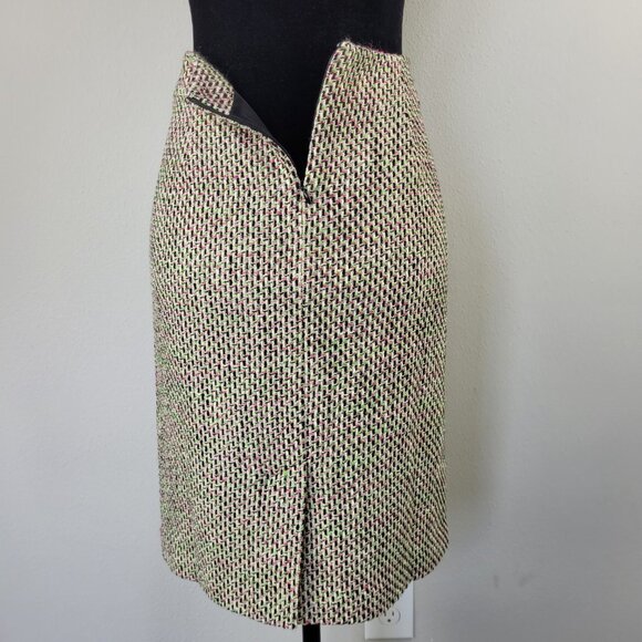 Talbots petites woman’s multicolored cotton blend pencil skirt size 12P - Picture 3 of 11